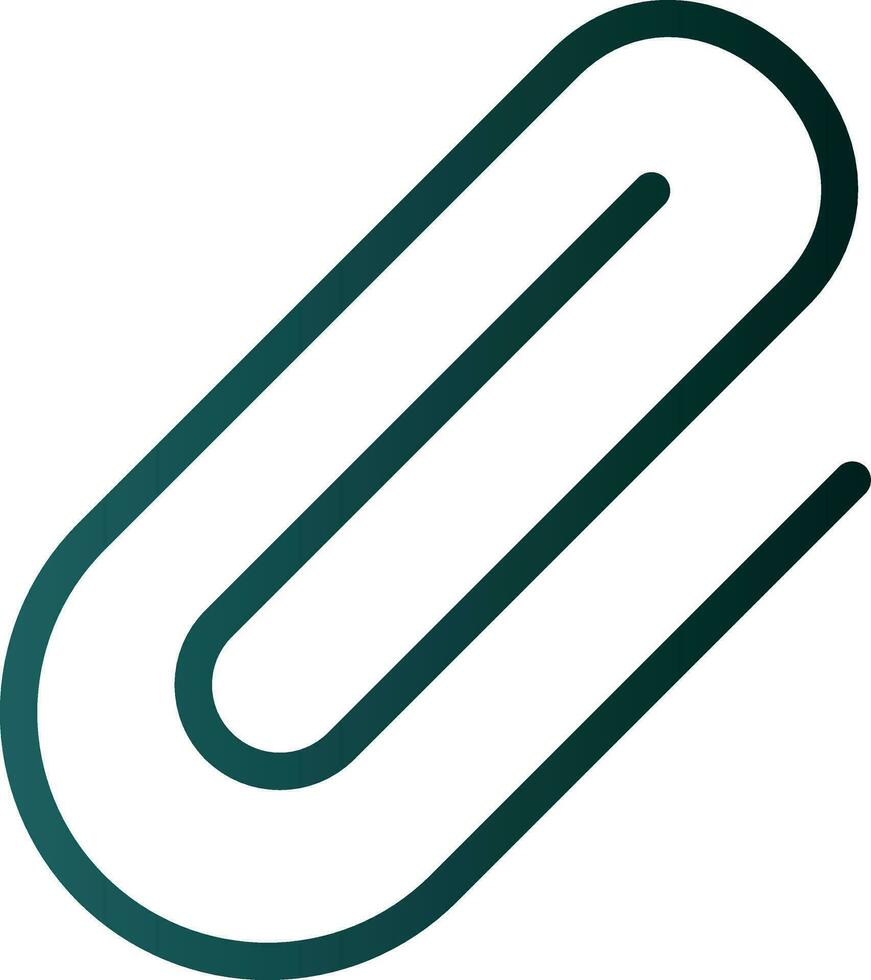 Paperclip Vector Icon Design