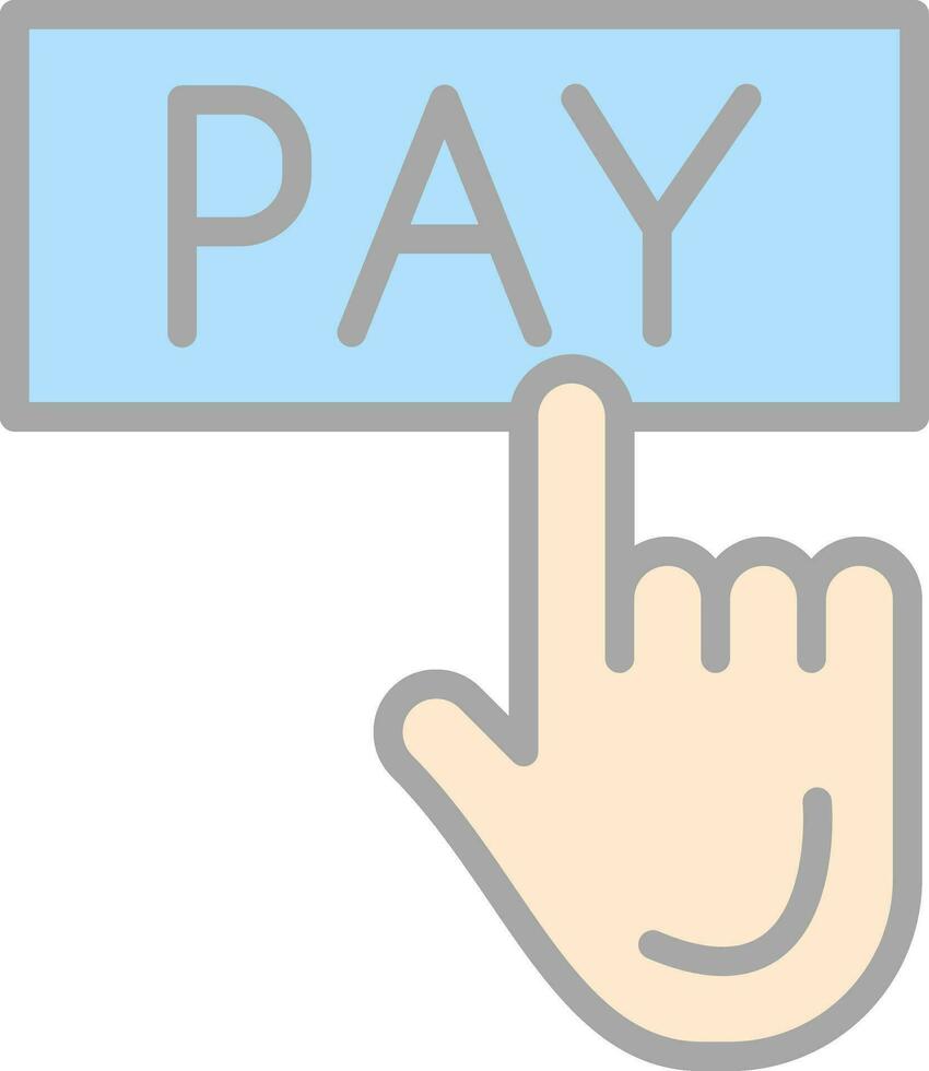 pago vector icono diseño