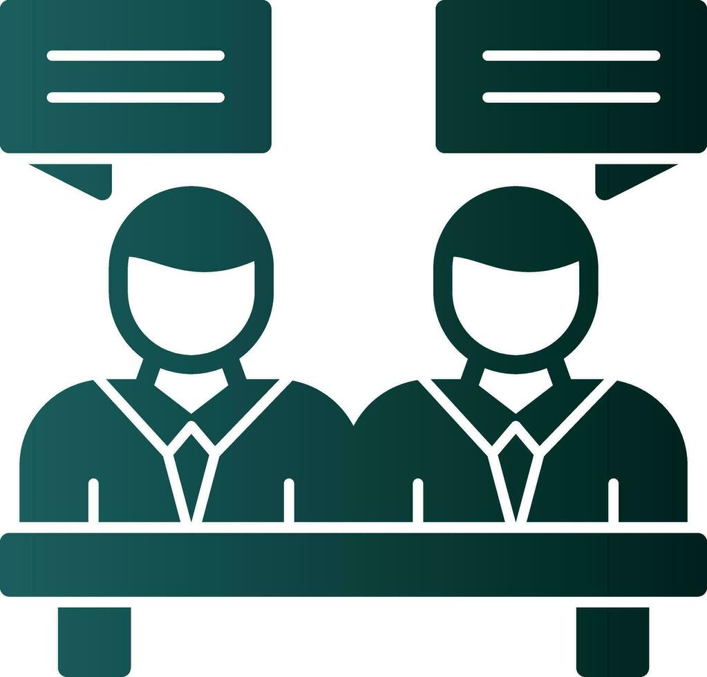 Meeting Vector Icon Design