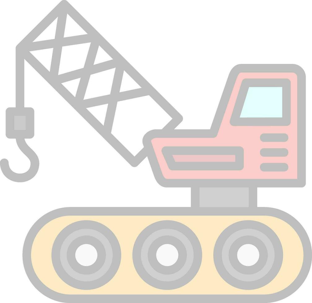 Crane Vector Icon Design