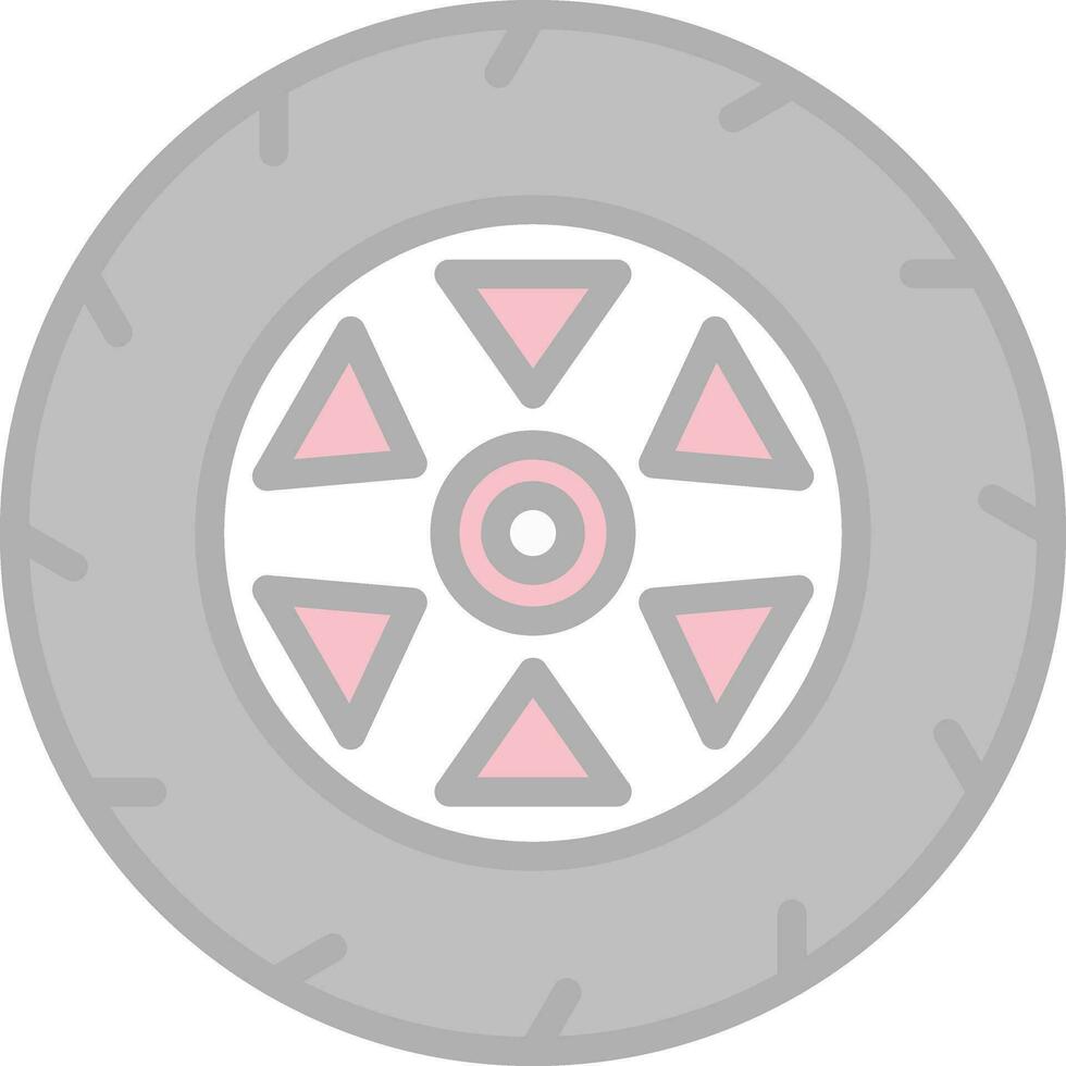 Wheels Vector Icon Design