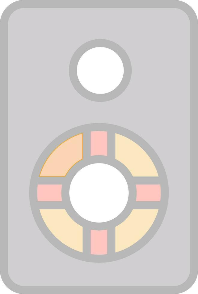 Audio system Vector Icon Design