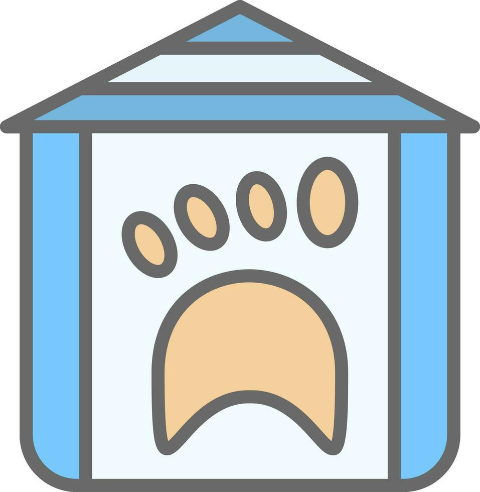 Animal shelter Vector Icon Design