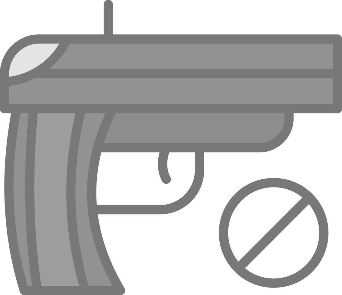 No rifle vector icono diseño
