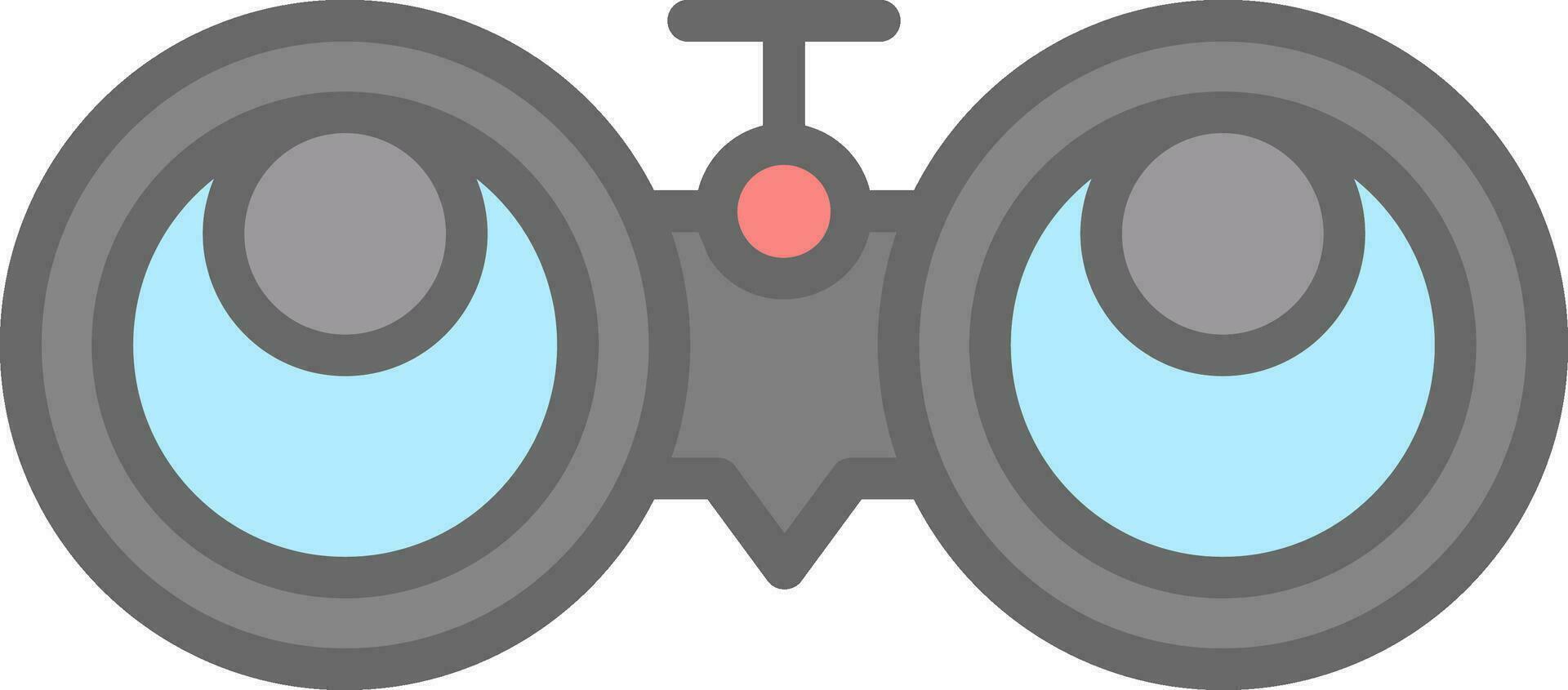 Binocular Vector Icon Design