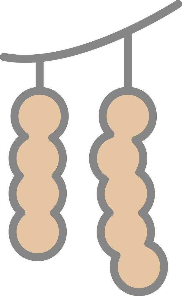 Tamarind Vector Icon Design