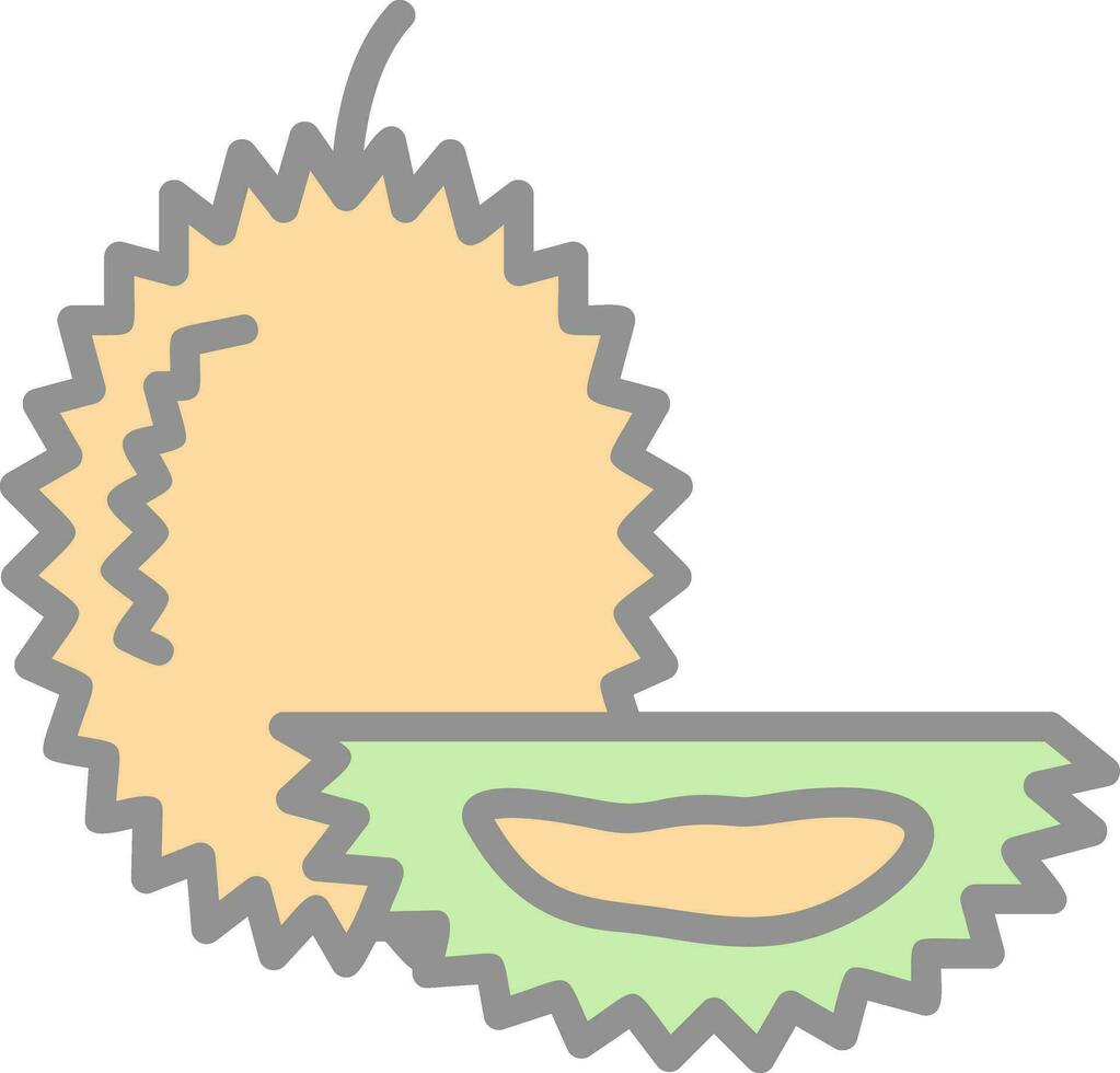 Durian Vector Icon Design