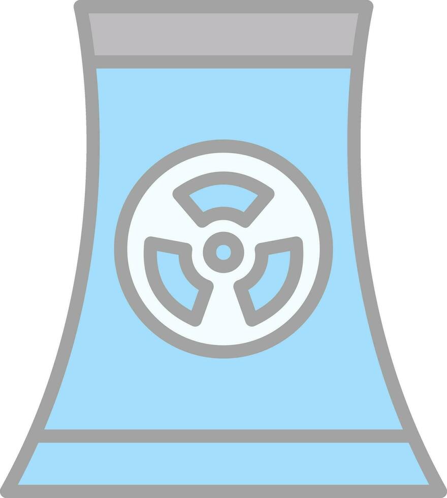 diseño de icono de vector nuclear