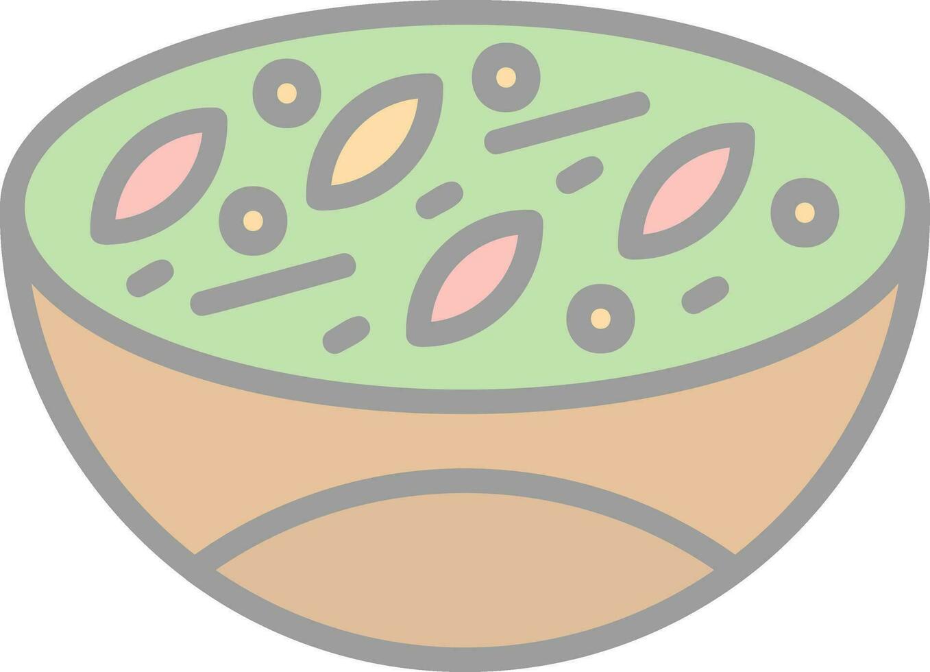 Green curry Vector Icon Design