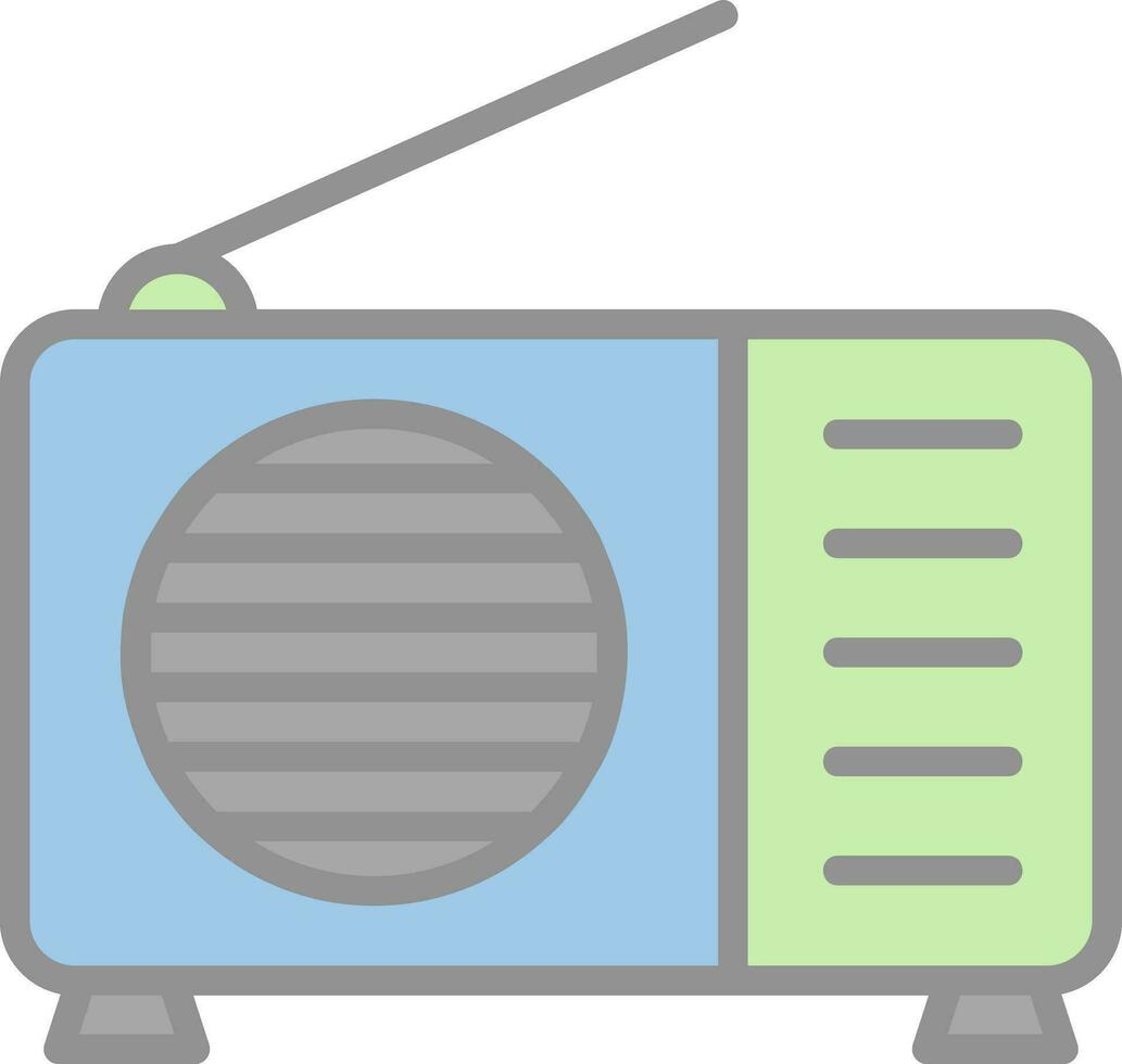 Radio Vector Icon Design