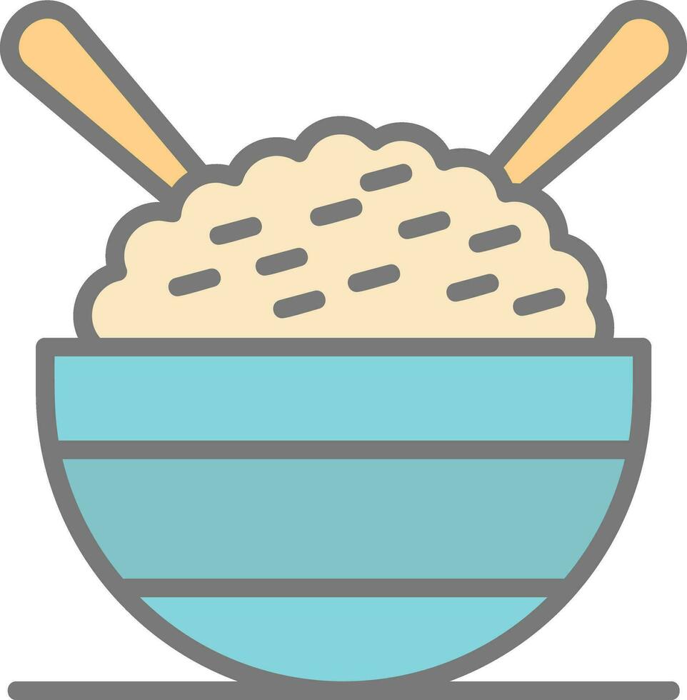 Aromatic rice Vector Icon Design