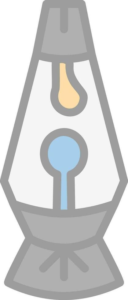 Lava lamp Vector Icon Design