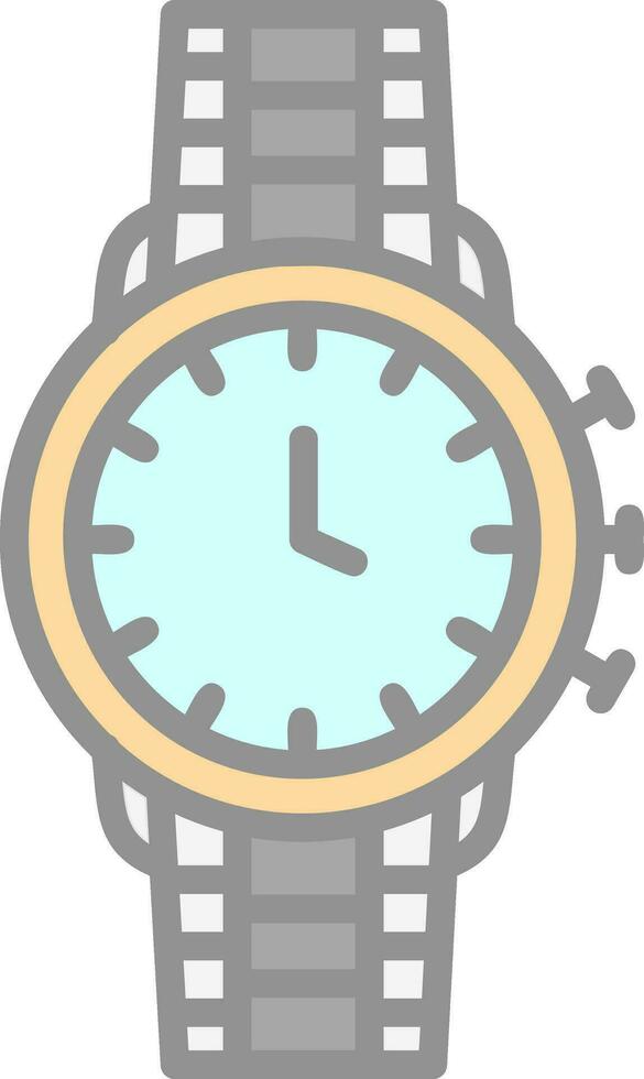 Wristwatch Vector Icon Design