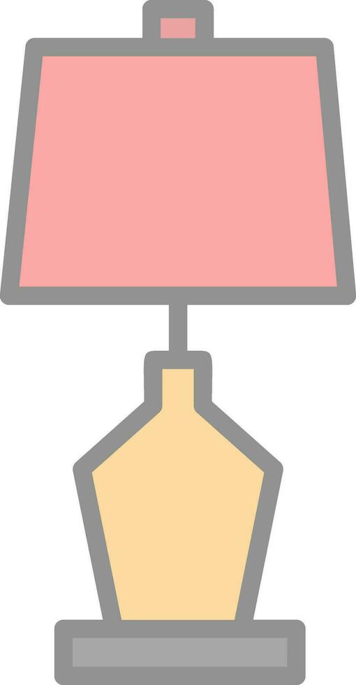 Lamp Vector Icon Design