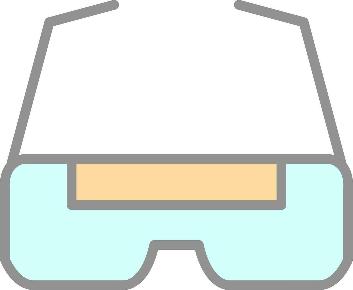 diseño de icono de vector de gafas