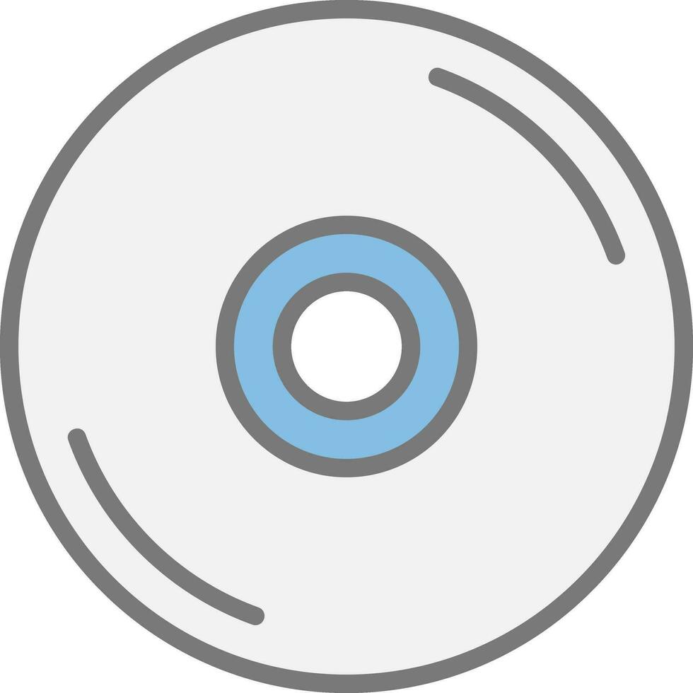 diseño de icono de vector de cd