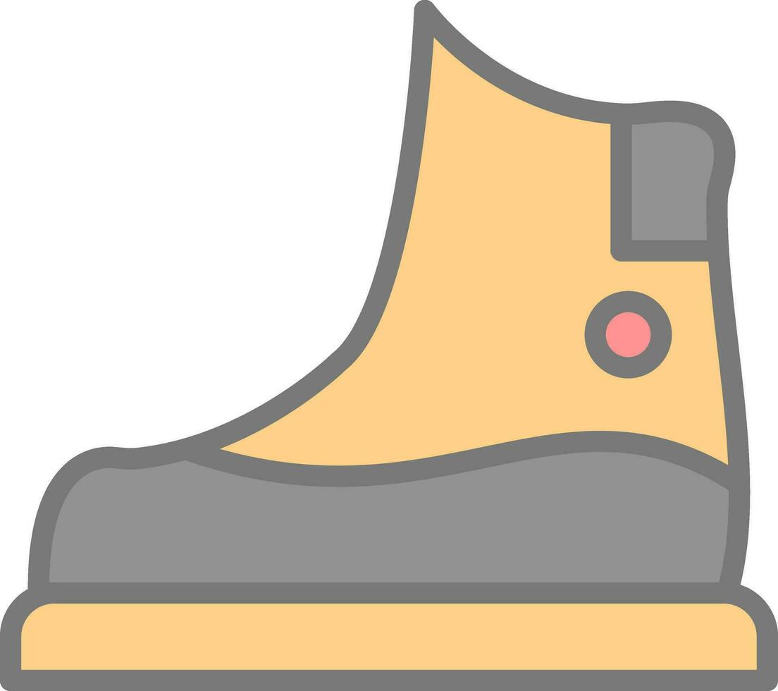 nieve bota vector icono diseño