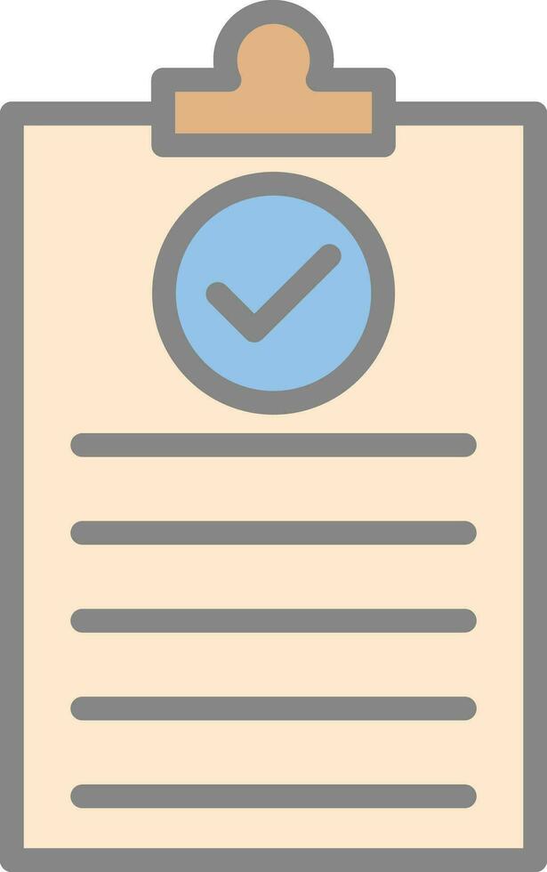 List Vector Icon Design
