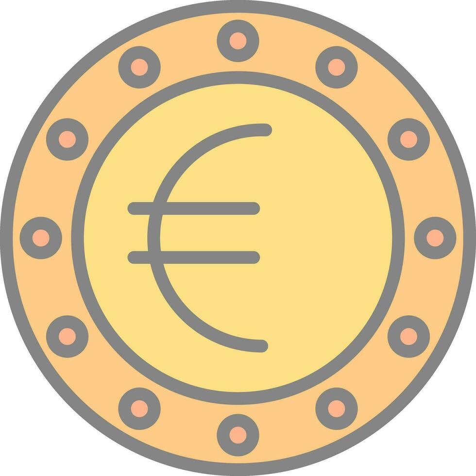 diseño de icono de vector de euro