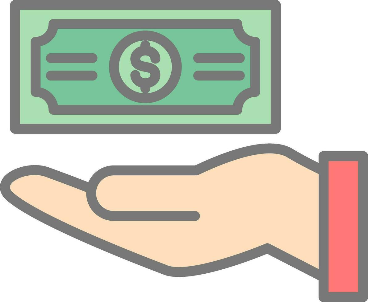 Donation Vector Icon Design