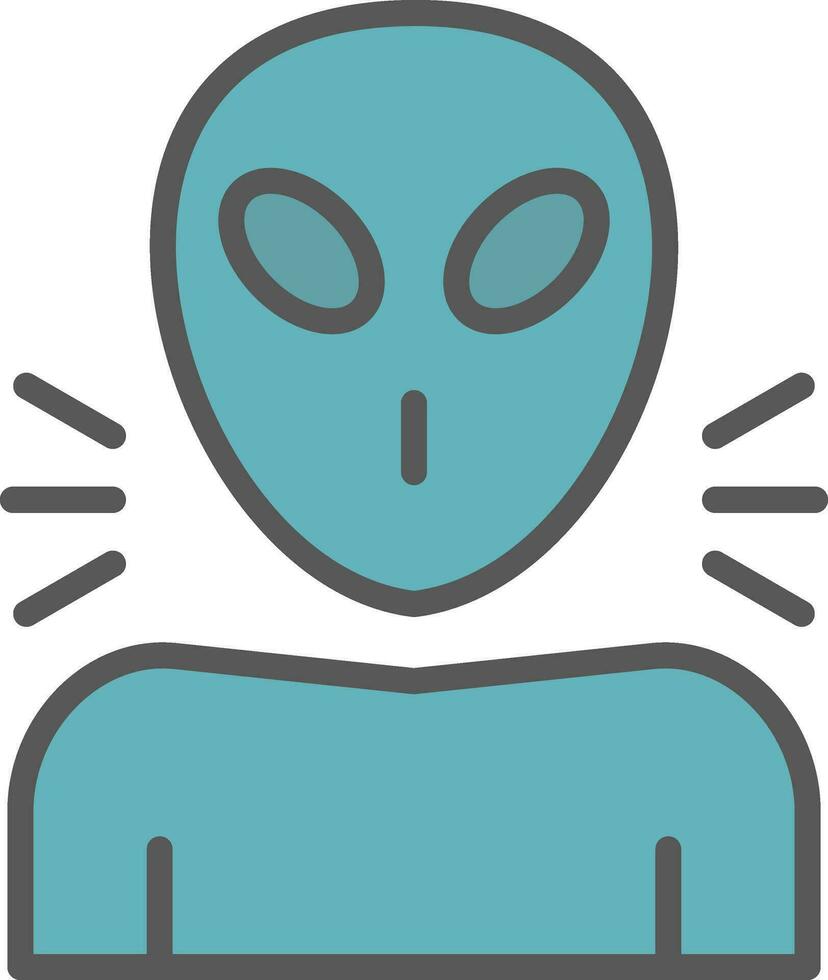 Alien Vector Icon Design