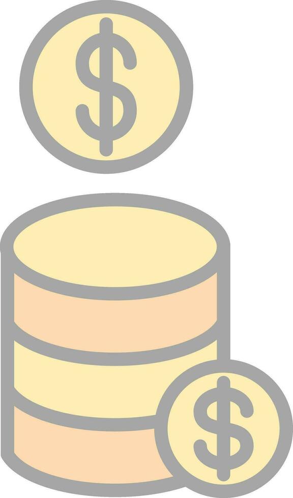 Coins Vector Icon Design
