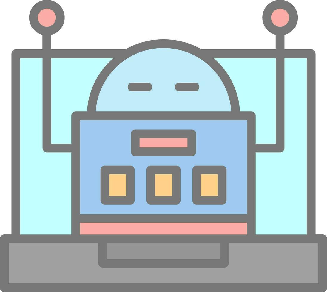 Robot Vector Icon Design