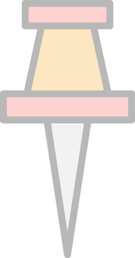 Push pin Vector Icon Design