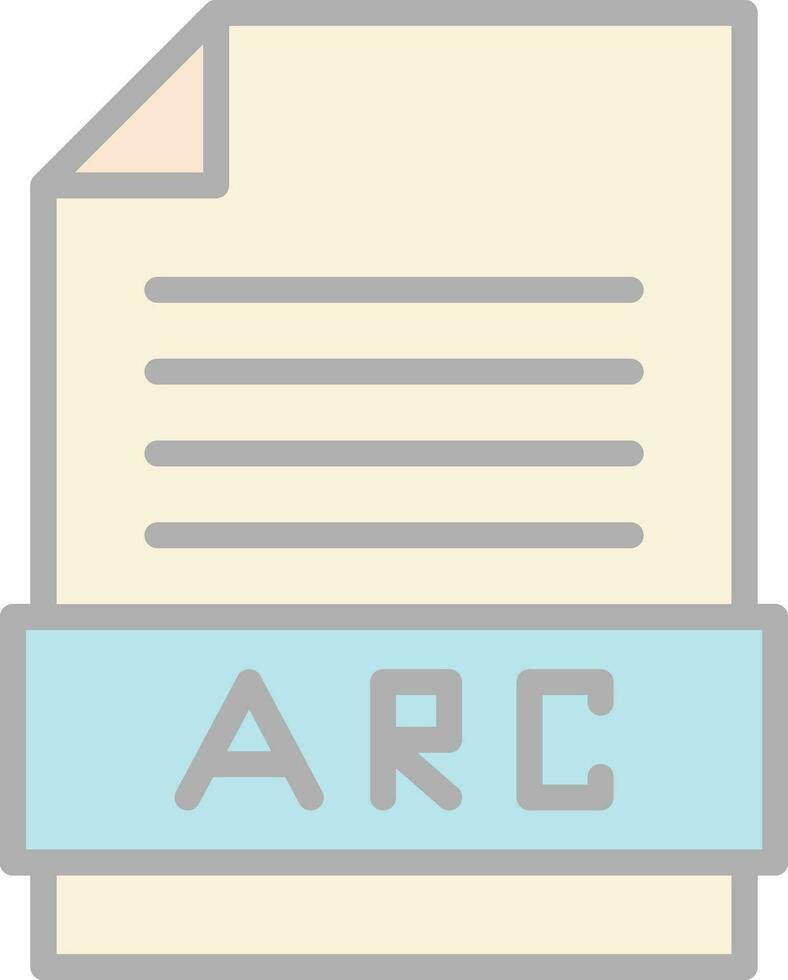 arco vector icono diseño