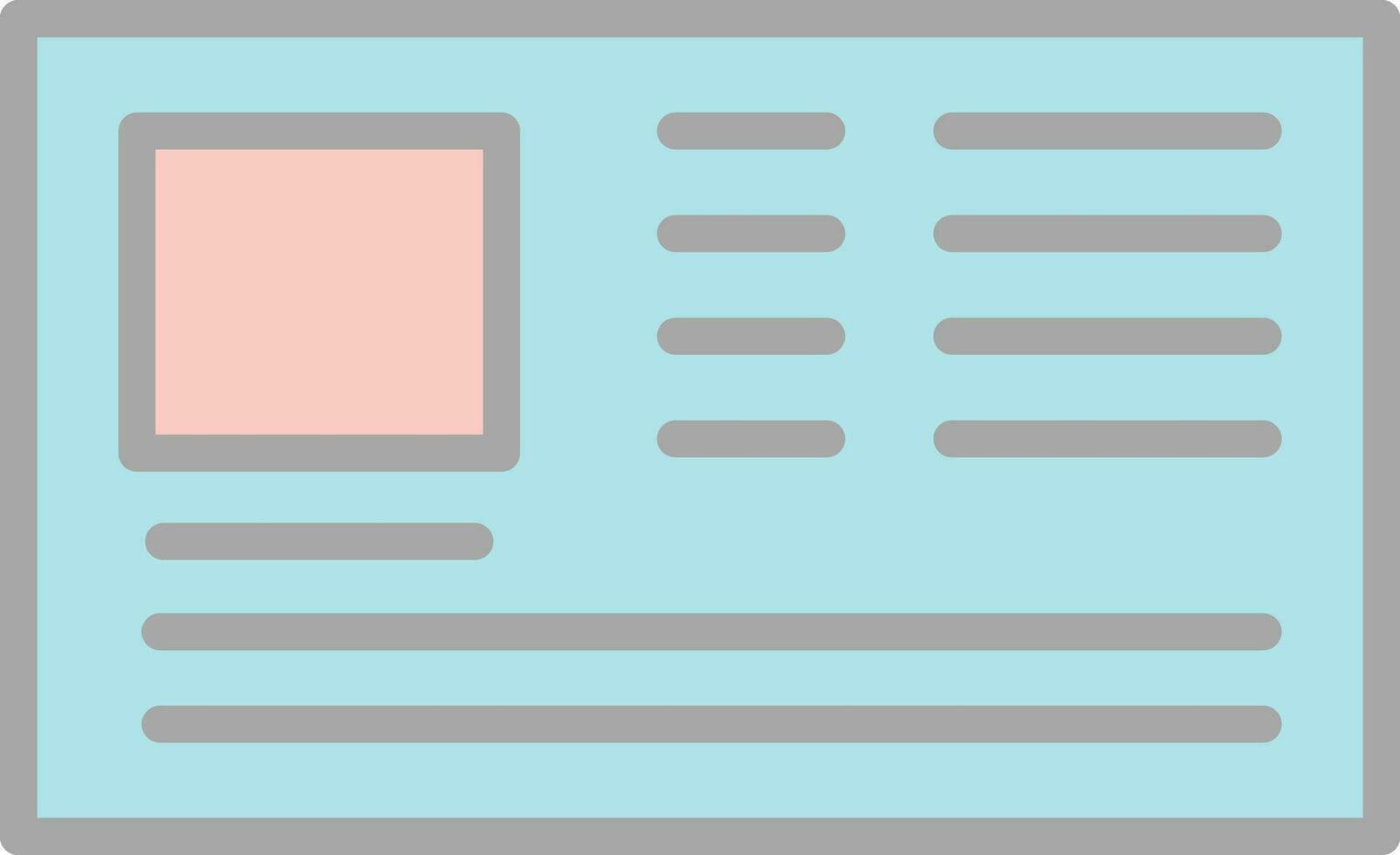Id card Vector Icon Design
