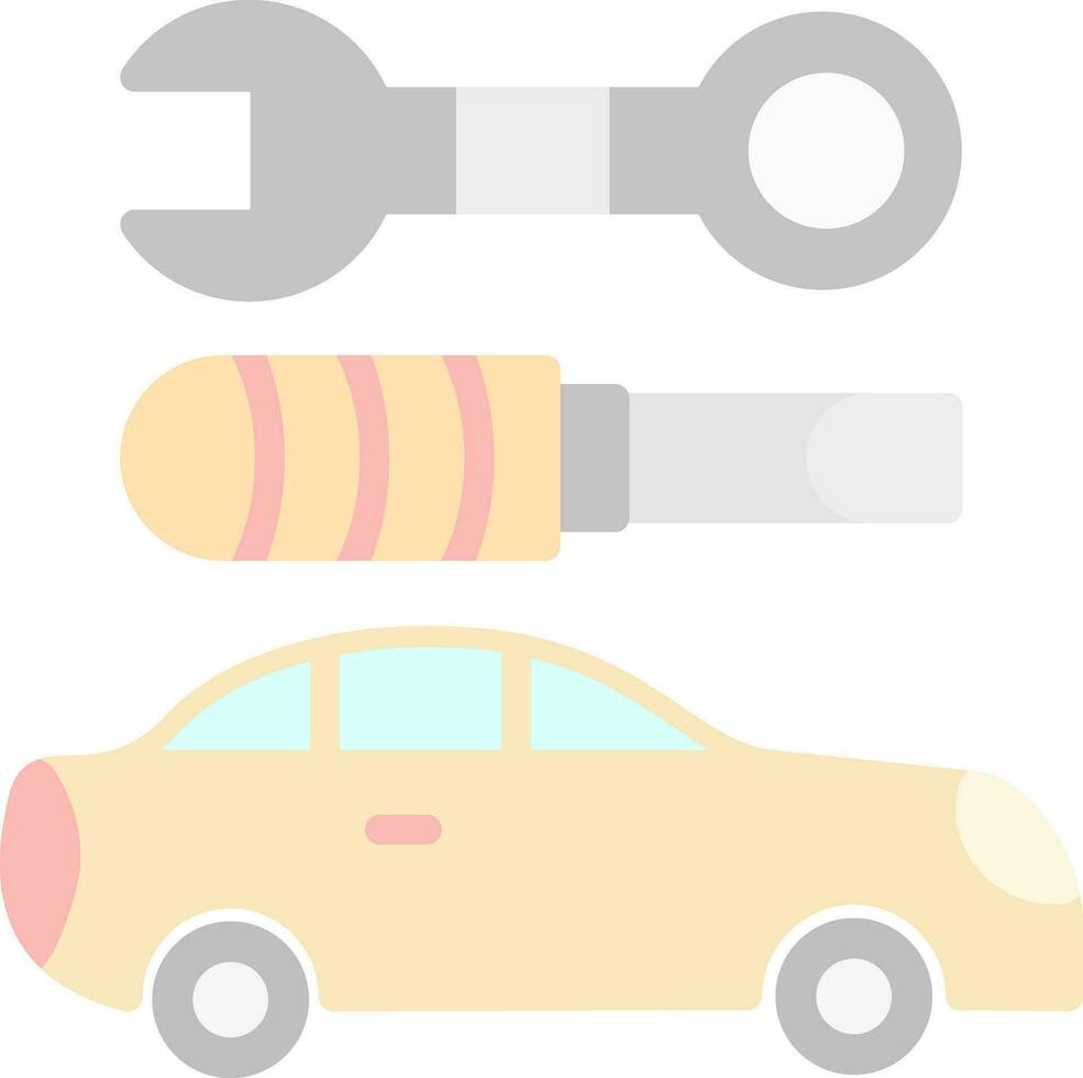 Car maintenance Vector Icon Design