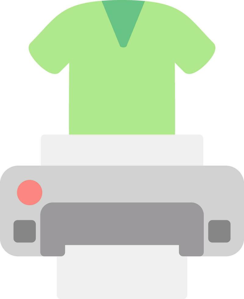 Dtg printer Vector Icon Design