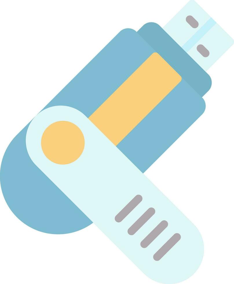 Flash drive Vector Icon Design