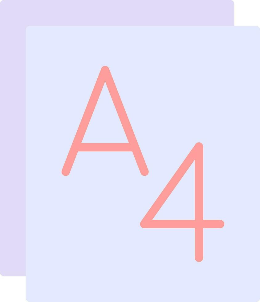 Paper size Vector Icon Design