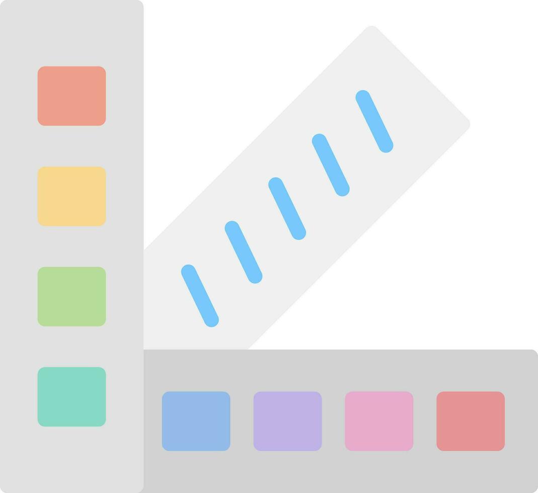 Color sample Vector Icon Design