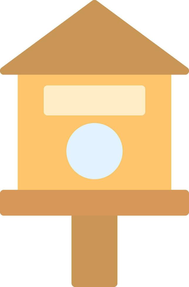 Bird house Vector Icon Design