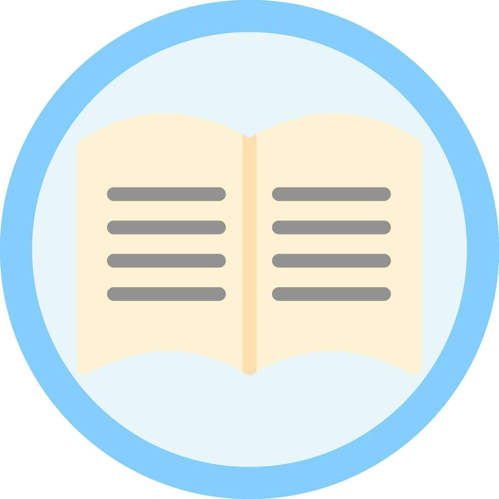 Manual book Vector Icon Design