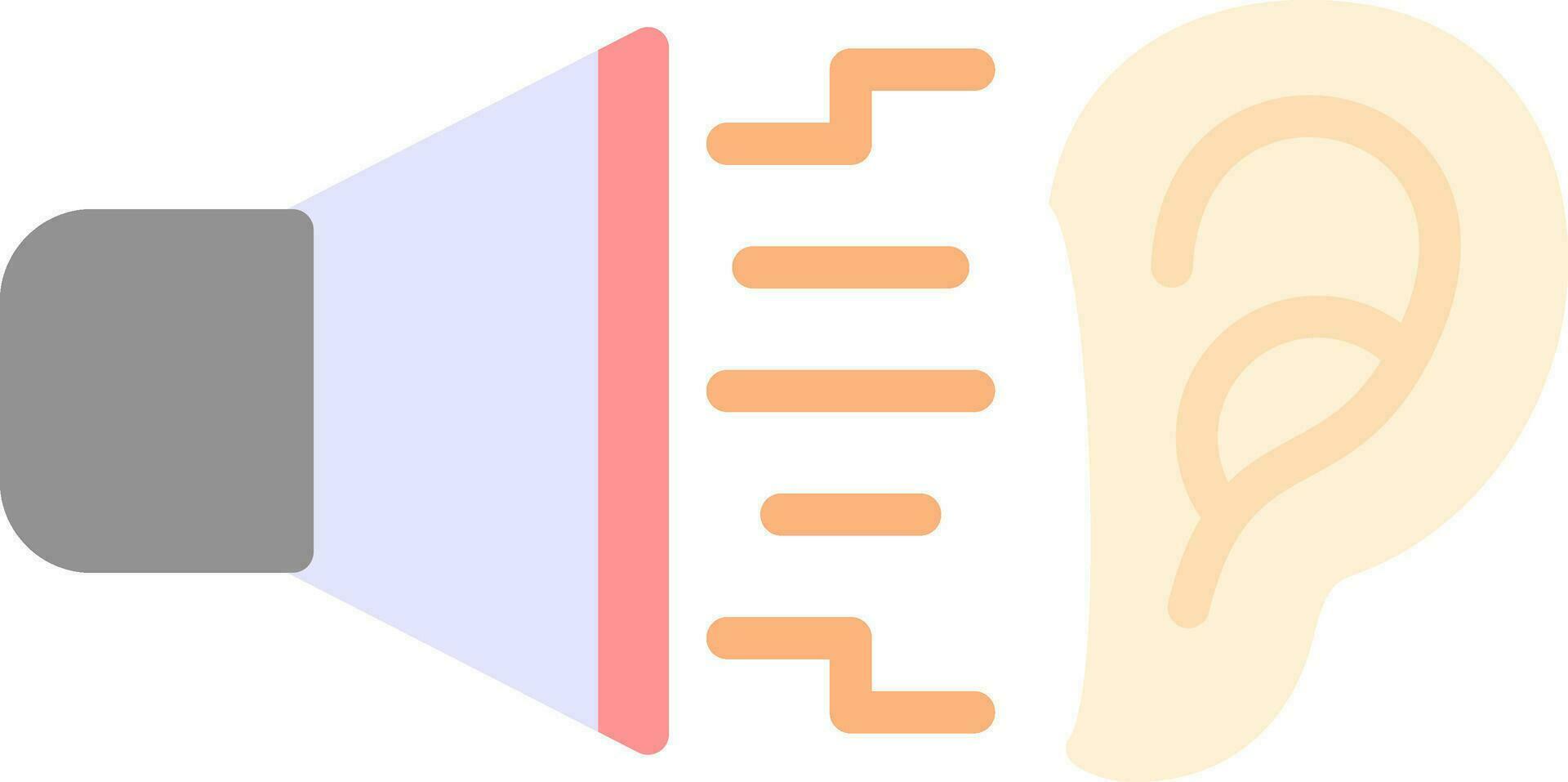 Sound pollution Vector Icon Design