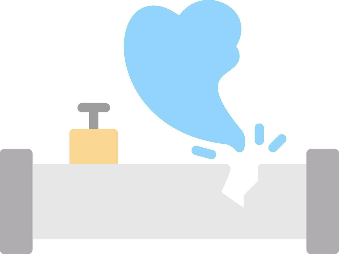 Gas leak Vector Icon Design