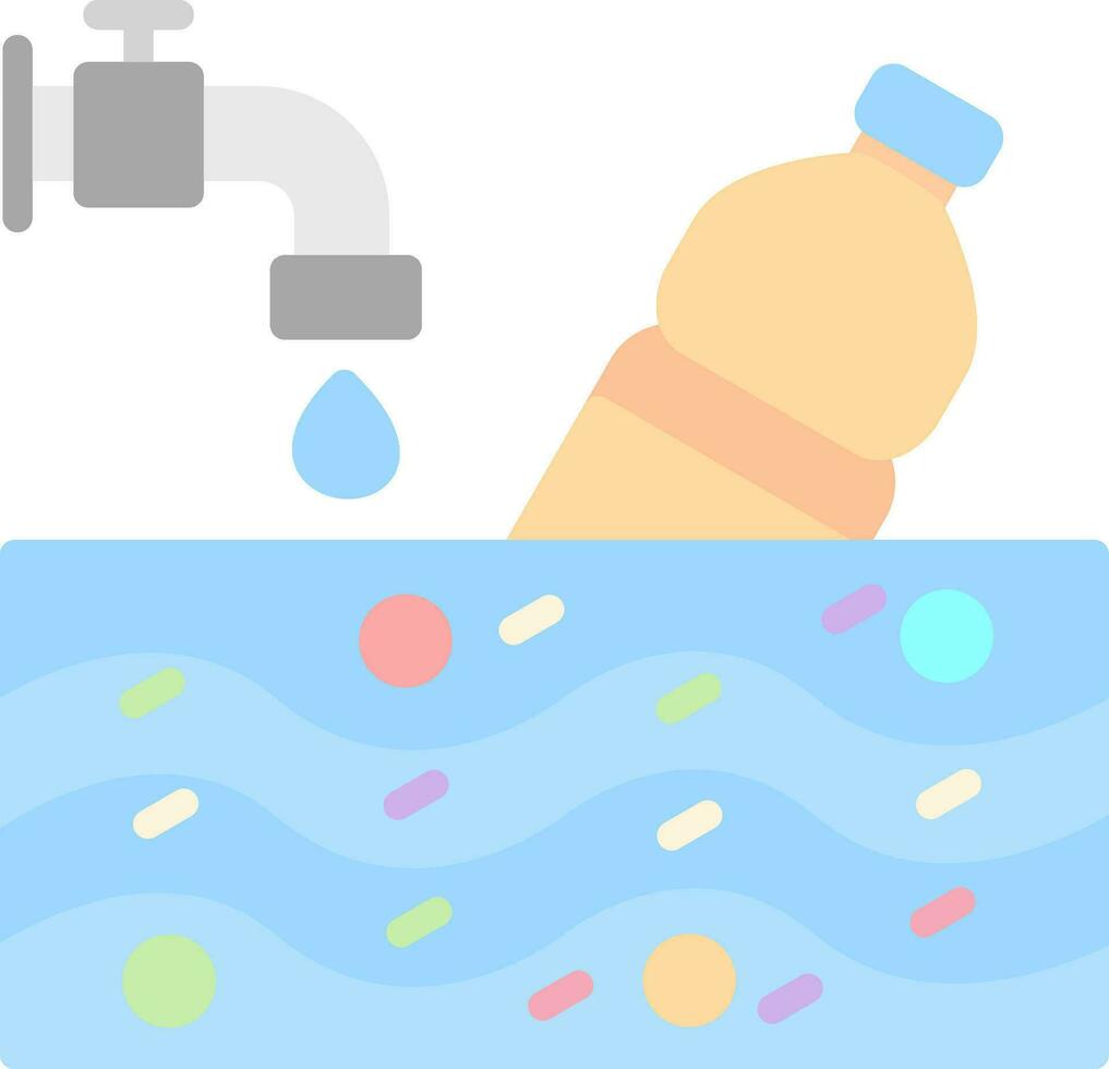 Water pollution Vector Icon Design