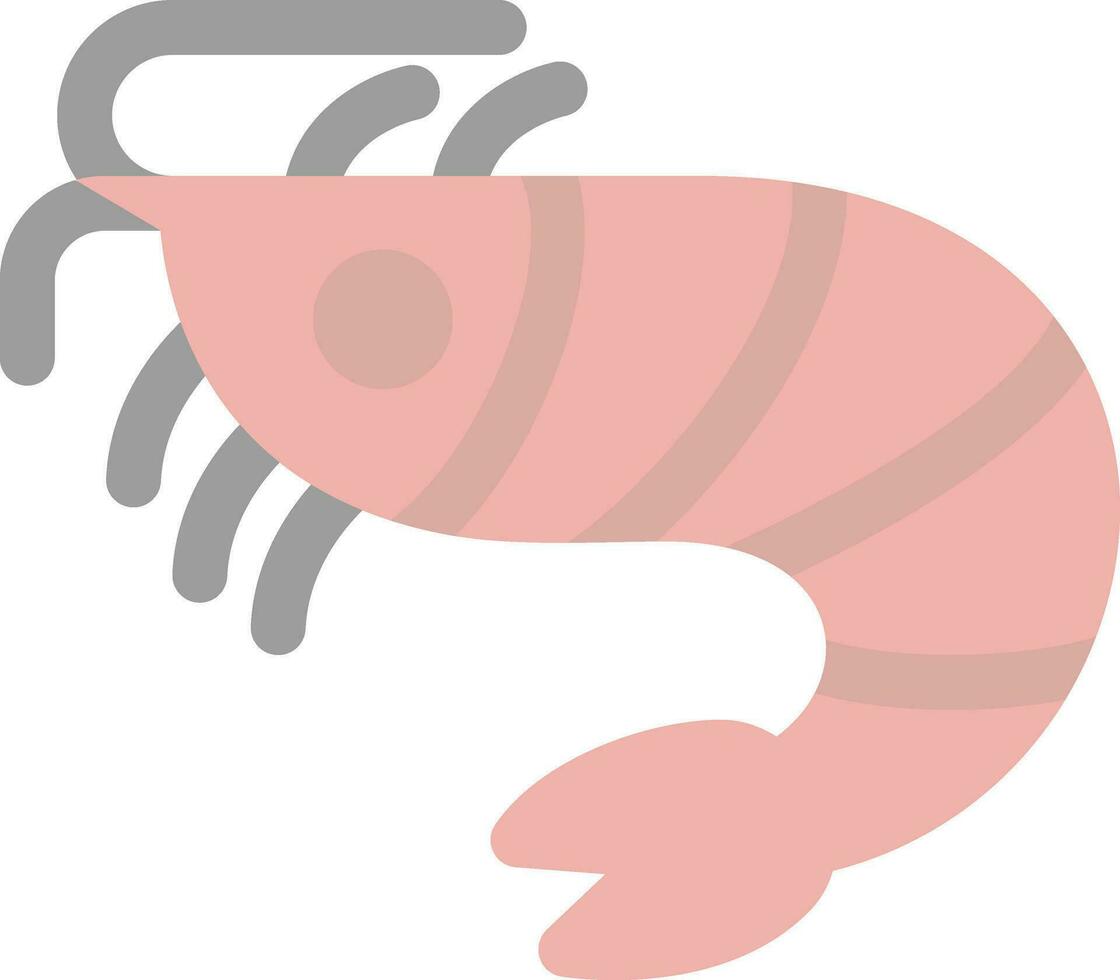 Shrimp Vector Icon Design