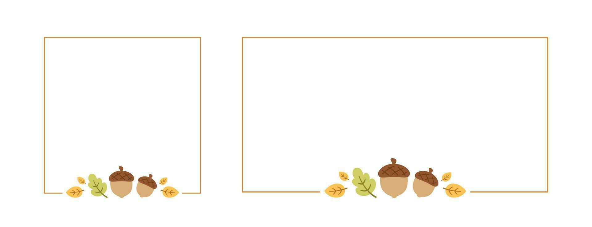Cute Spring Frame Border Template Set. Can be used for shopping sale, promo poster, banner, flyer, invitation, website or greeting card. Vector illustration