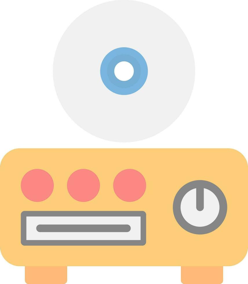 CD player Vector Icon Design