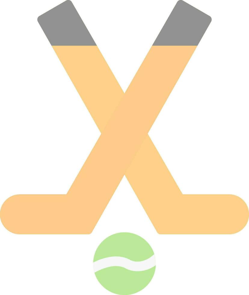 Hockey stick Vector Icon Design
