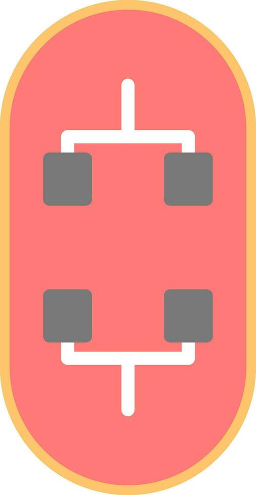 Skateboard Vector Icon Design