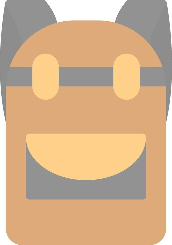 Backpack Vector Icon Design