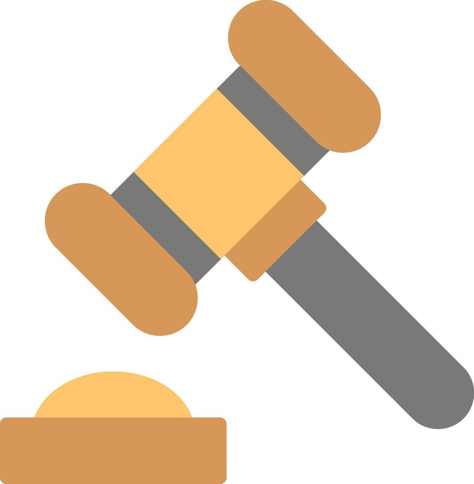 Gavel Vector Icon Design