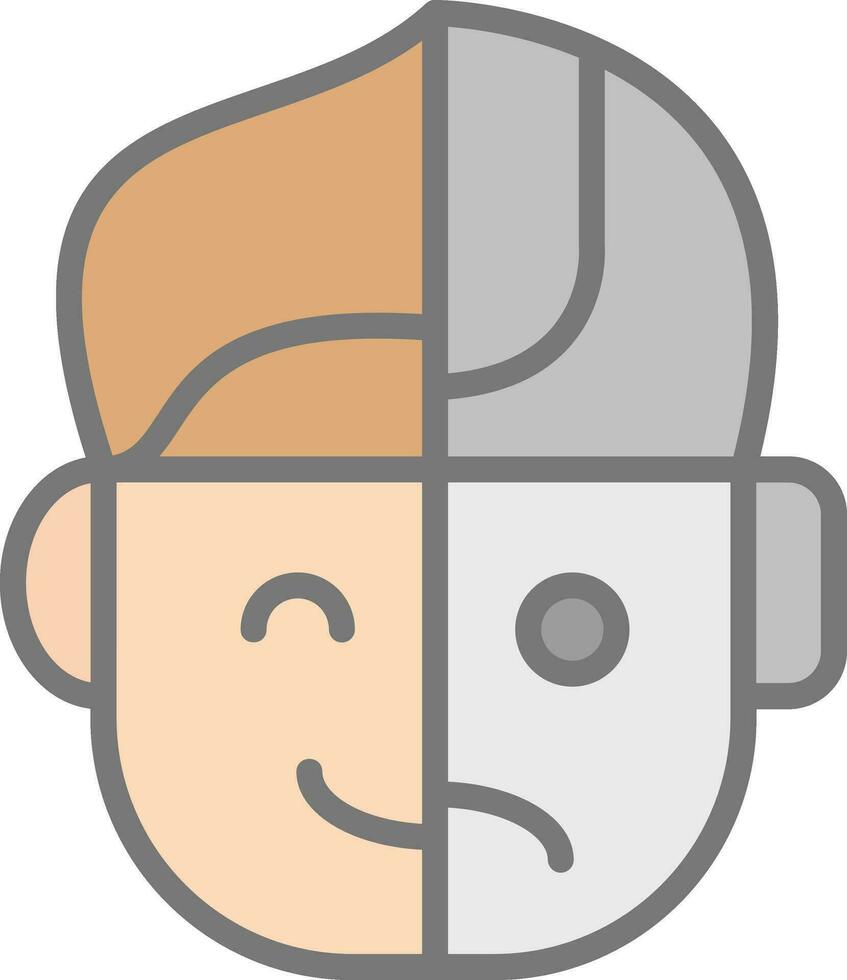 Humanoid Vector Icon Design