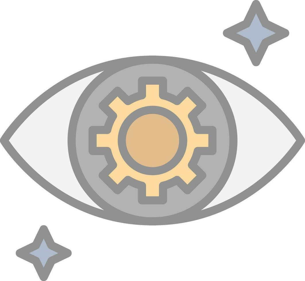 diseño de icono de vector de ojo