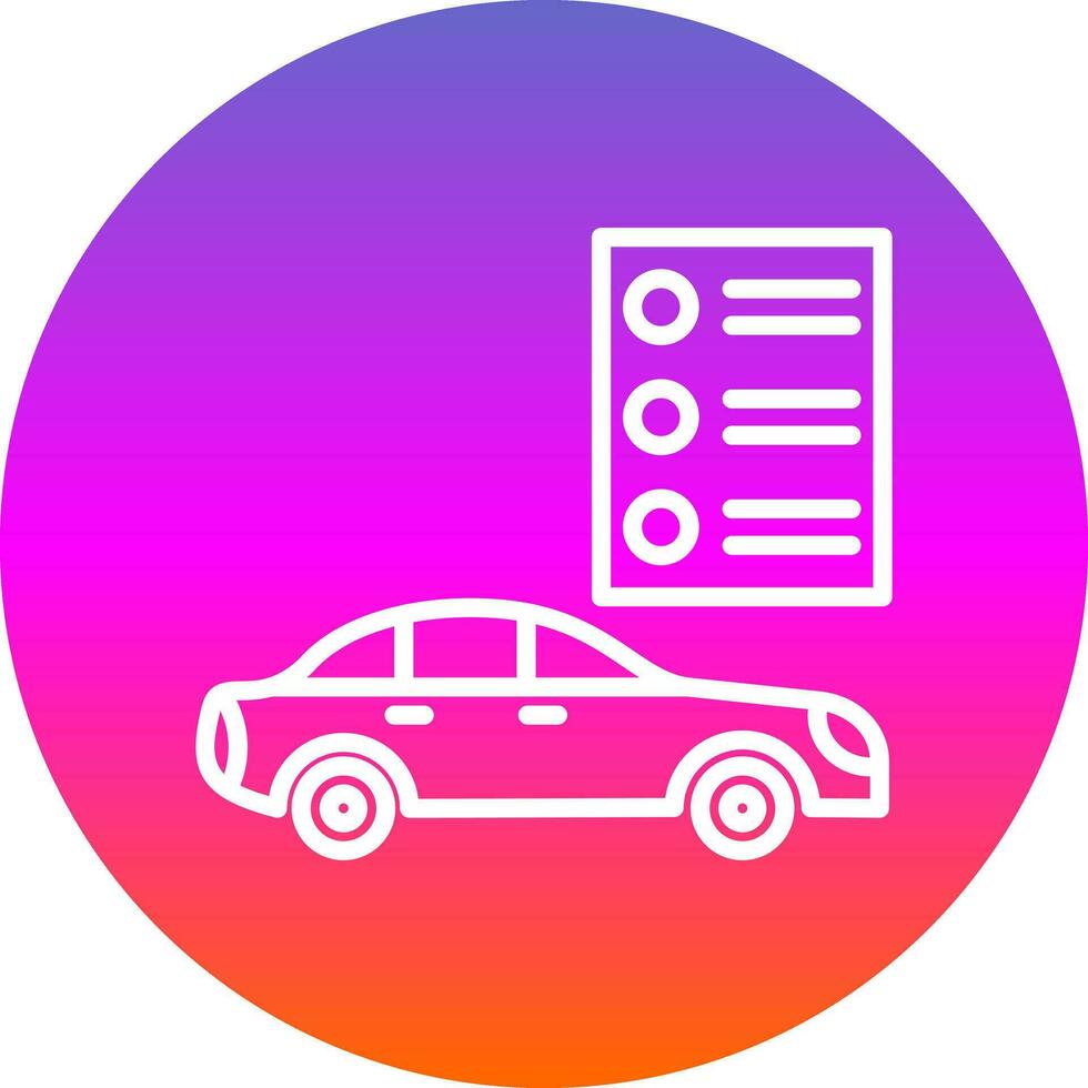 Test drive Vector Icon Design